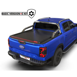 Купить Ролет для Ford Ranger XLT/SPORT 2023+ c дугами Tessera Roll+ (Basic+E-KIT)